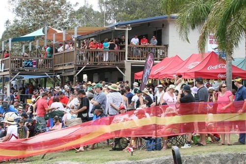 Elevated banks at the Bundy Thunder venue allow excellent viewing for spectators and there were plenty of them last year. © All Race Photography